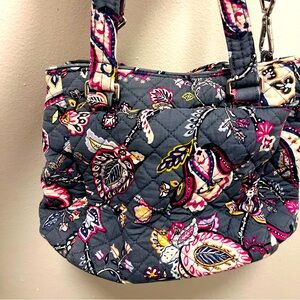 Quilted cross body bag